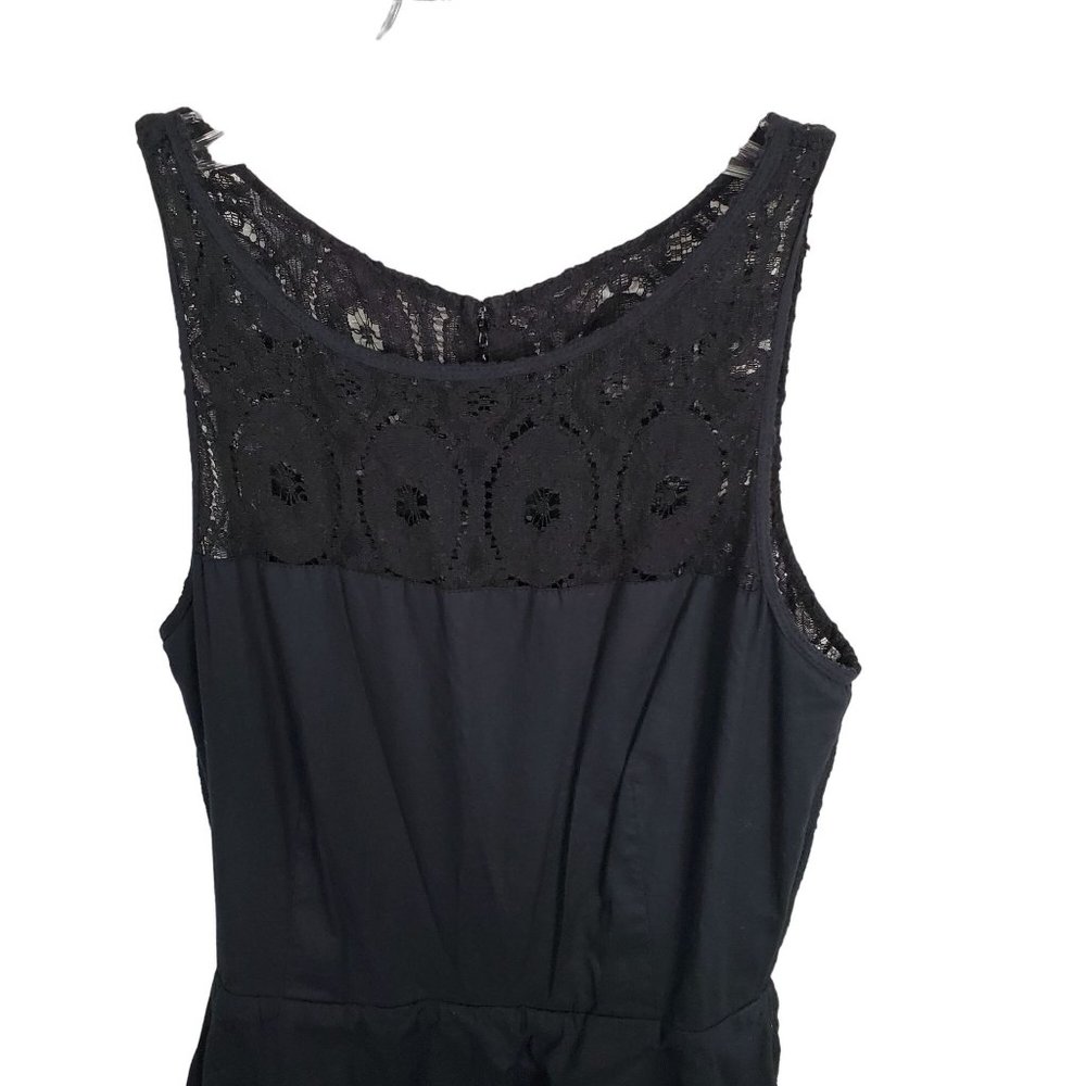 BB Dakota Size 8 Dress Renley Fit & Flare Minidress Bateau Sleeveless Black - Picture 11 of 13